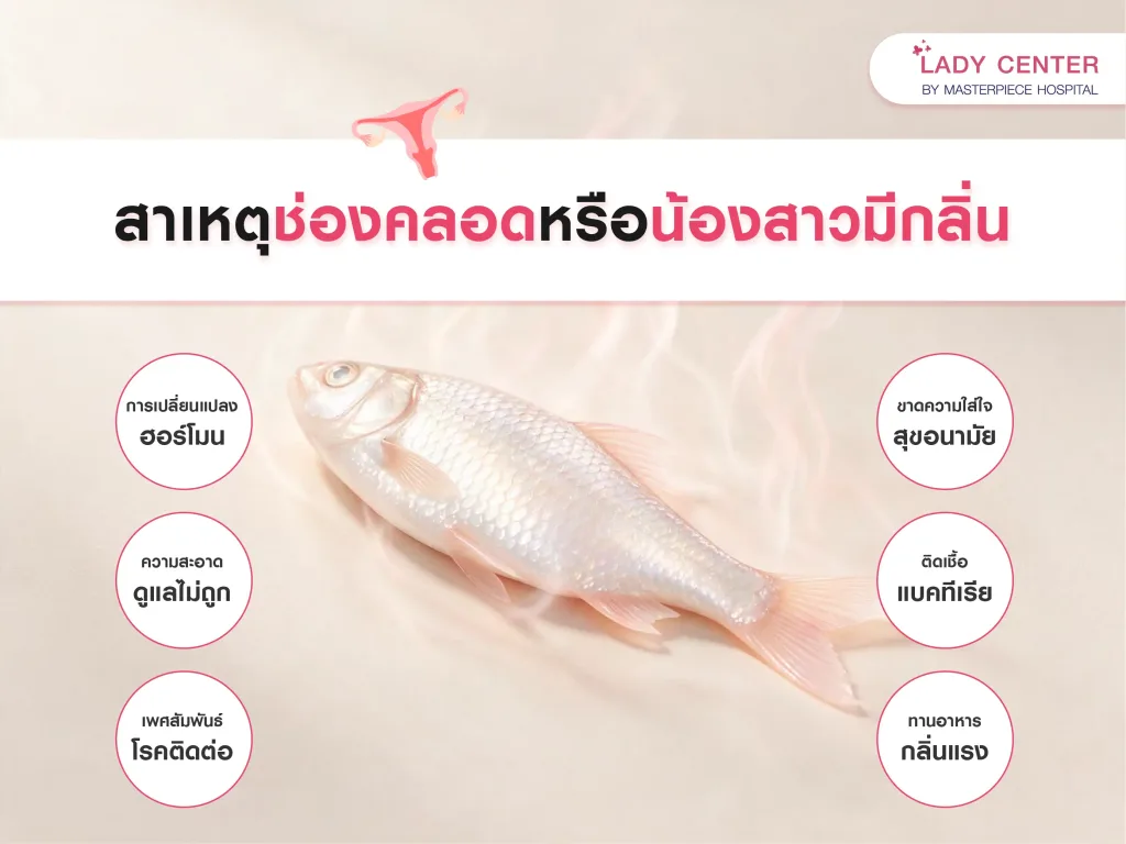 สาเหตุช่องคลอดหรือน้องสาวมีกลิ่น