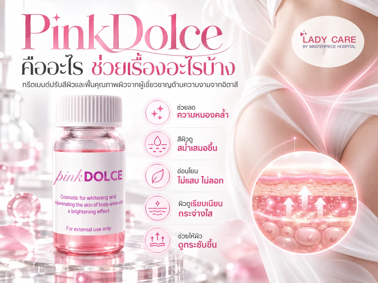 PinkDolce คืออะไร ช่วยเรื่องอะไรบ้าง