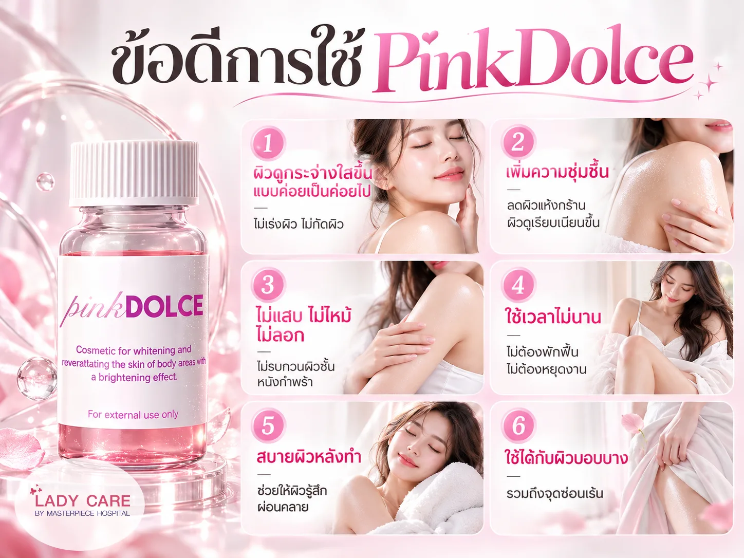 ข้อดีการใช้ PinkDolce
